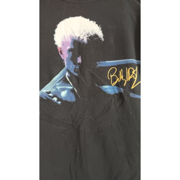Billy Idol Medium Black Rock Music Actor Classic Festival Band Music Shirt - Picture 3 of 5